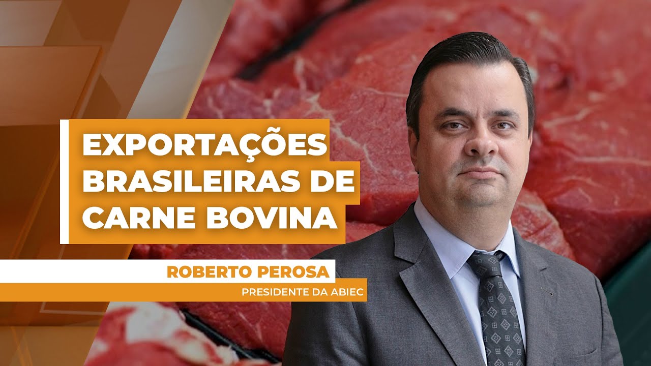 Exportações brasileira de carne bovina.