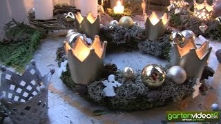 #1425 Feenhafte Adventskränze mit Moosen und Flechten Weihnachten mit Sabine Reber 