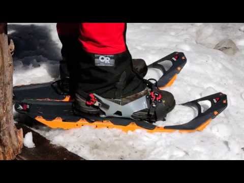 how to adjust msr snowshoes
