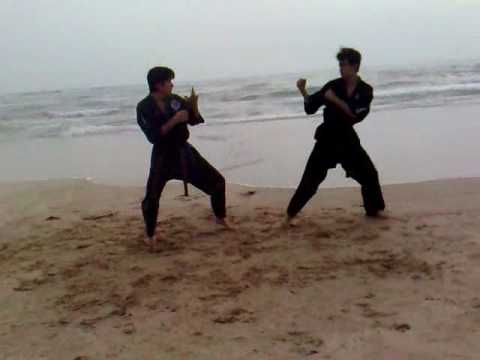 lima lama - Entrenando en la Playa Miramar en Ciudad Madero 11/Abril/09.