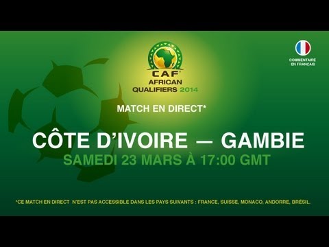 Cote - Côte d'Ivoire - Gambie | Match qualificatif pour le mondial 2014 | 23.03.2013 Buts / Goals: Wilfried Bony (49' PEN), Yaya TOURE (59'), Salomon KALOU (70') + ...