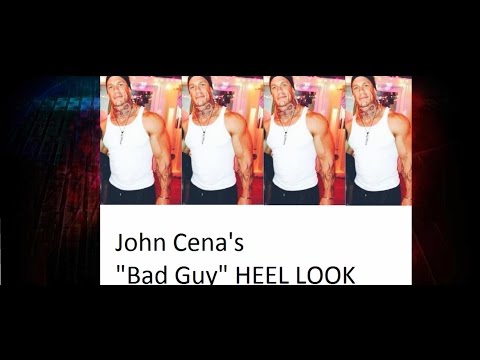 John Cena's NEW Bad Guy Heel Look - WWE's Bad Boy John Cena - John Cena Sporting Tattoos