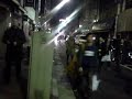 A sound truck block party at Central East Tokyo 2007 -CET07-, creators' festival. When the party, the sound truck with DJs moving around downtown Tokyo, Japan, a police car and police officials faced mobbing people and a director Mr. Naoki Sato arguing with police. The video was taken by a mobile phone Panasonic P905i by NTT DoCoMo.