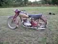 Jawa Perak 250 (Baujahr 1954) Klenovec na hrbe/ auf dem Bergkamm