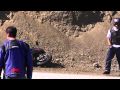 Motorcycle Crash - GSXR 750 Lowsides on Mulholland Hwy