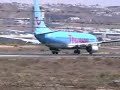 thomsonfly 737 departing arrecife