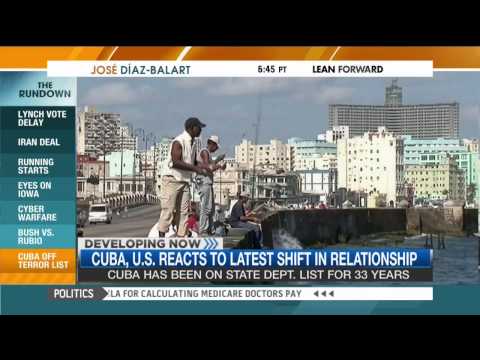 Carlos Curbelo on MSNBC’s The Rundown discussing President Obama’s shift in foreign policy with Cuba