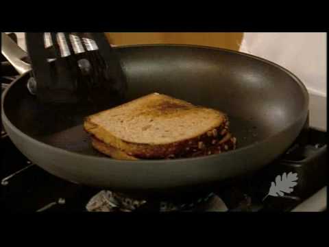 yummm grilled cheese with real truffle butter