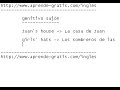 curso de inglés 09   genitivo sajón