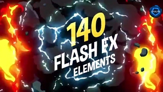 140 Flash FX Elements for AFTER EFFECTS