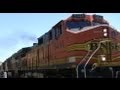 HD BNSF 5444 Freight Train in the Columbia River Gorge