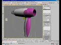 NURBS modeling a hair dryer video 3 of 5
