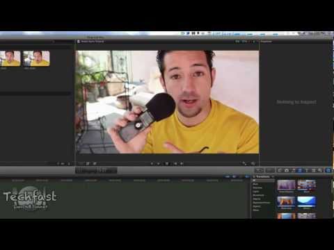 how to sync audio and video in fcp