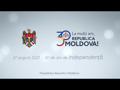 Mesajul Președintelui Republicii Moldova, Maia Sandu, cu prilejul celei de-a 30-a aniversări de la proclamarea Independenței