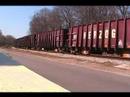 Herzog ballast train Pulaski Street 3-1-08