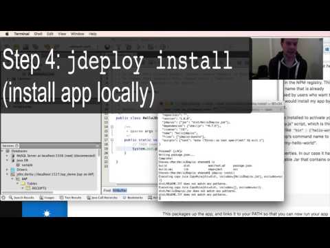 Introduction to jDeploy Screencast