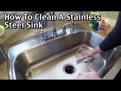 video-linktoworks-How To Clean A Stainless Steel Sink / Sink cleaning /...
