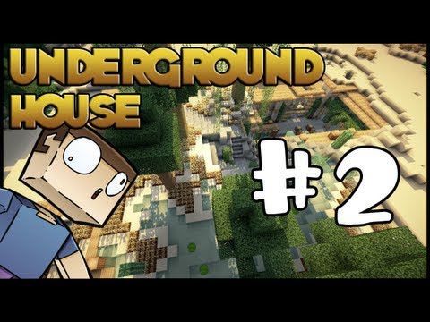 Minecraft Houses on Minecraft Lets Build Hd  Underground House   Part 1   Youtube