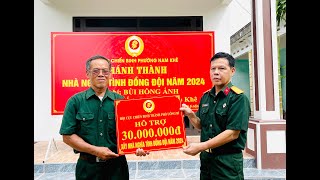 Hội CCB phường Nam Khê khánh thành nhà “Nghĩa tình đồng đội” năm 2024