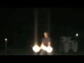 Espectáculo de malabares y fuego