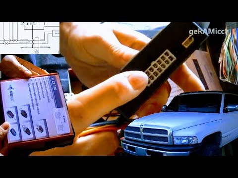 HOW TO INSTALL KEYLESS ENTRY IN DODGE RAM 1500 CONTACTLESS KEETEC CZ 100 SMART REMOTE