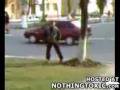 Drunk Russian Guy Picks a Fight with a Tree