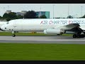 A rare sight @ Manchester - A DC-8F