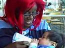 at the game with mommy at the game with mommy