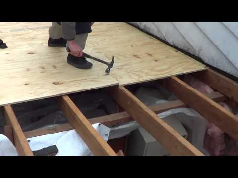 how to fasten roof rafters