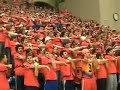 NCAA Double-A Zone Videos: Fans Stretching Before Game