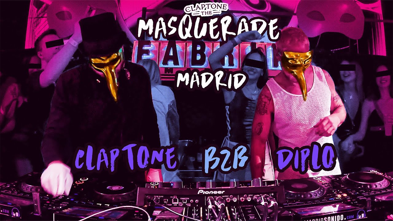 Claptone b2b Diplo - Live @ The Masquerade x Fabrik Madrid 2024
