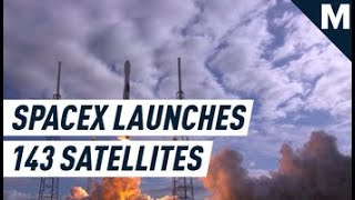 SpaceX Launched a Record-Setting 143 Satellites Into Orbit | Mashable