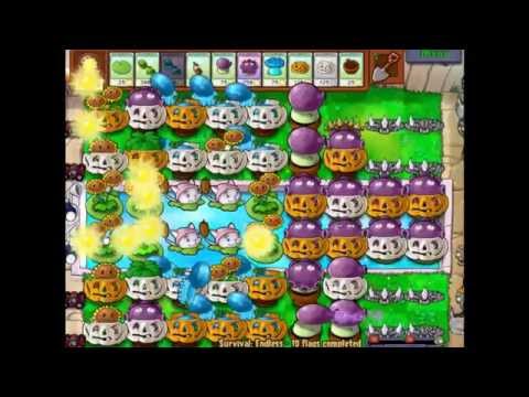 Plants vs Zombies 1 Endless Zone WalkThrough