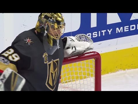 Video: Saves of the Month: Fleury flashback & Price outdoor acrobatics