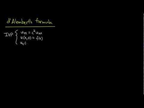 how to prove wave equation