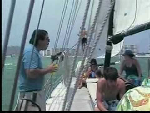Sowal sailing on the Nathaniel Bowditch