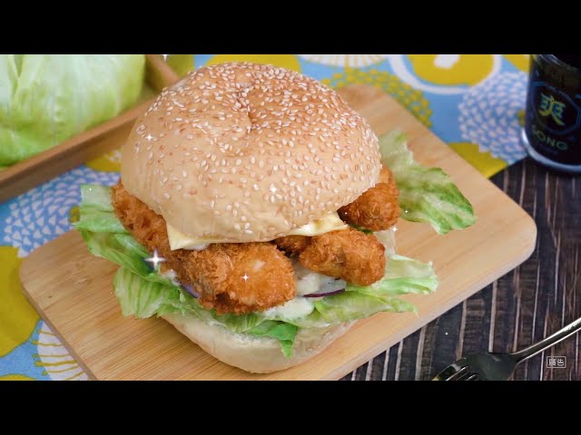 【食譜影片】炸鬼頭刀魚堡佐塔塔醬