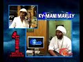 ky-mani marley gets interviewed by squeeze of linkup media live on air in the linkup media studios
