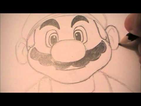 how to draw mario