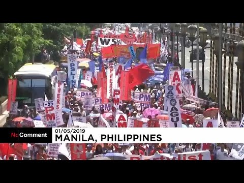 Philippinen: Demonstration von Tausenden gegen Prsident Duterte am ersten Mai