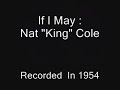 If I May
