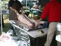 Myron Mixon's whole hog prep
