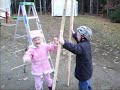kids on stilts