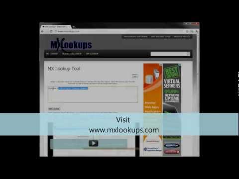 how to perform mx lookup
