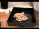 White & Brown Irish Soda Bread Recipe : Adding Irish Soda Bread to a Baking Pan