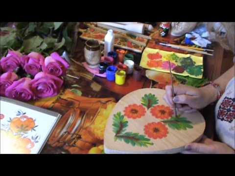 ВІДЕО. Майстер-клас. Розпис дощечки