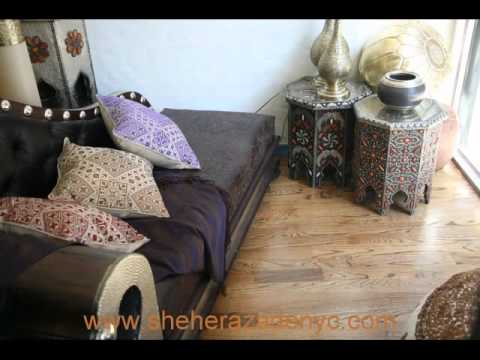 Moroccan furniture and decor store Scheherazade NYC - YouTube