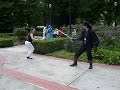 WuFei sword fight