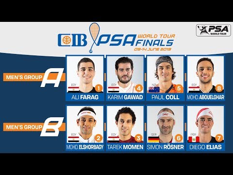 Squash: Men's Road to Cairo - CIB PSA World Tour Finals 2018/19