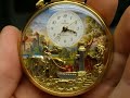 Better Video REUGE AUTOMATON Musical Pocket WATCH Better Video REUGE AUTOMATON Musical Pocket WATCH